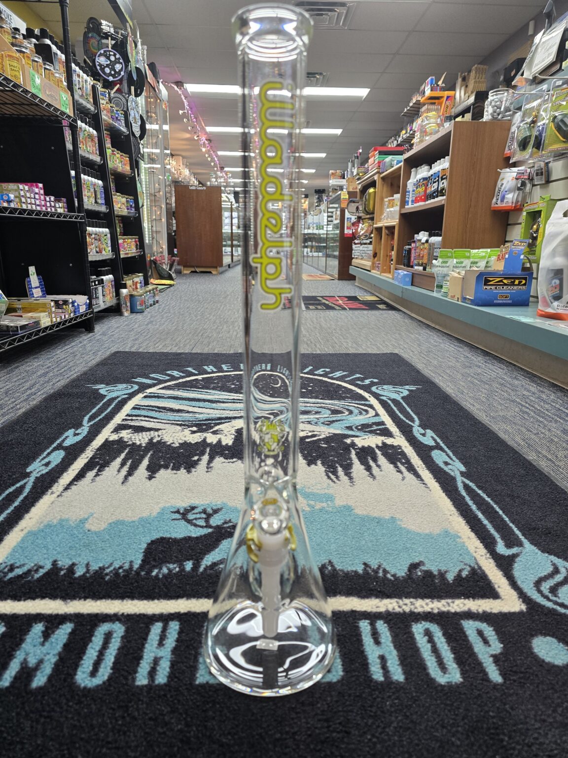 Illadelph Lime Label Tall Beaker- Enfield, CT.
