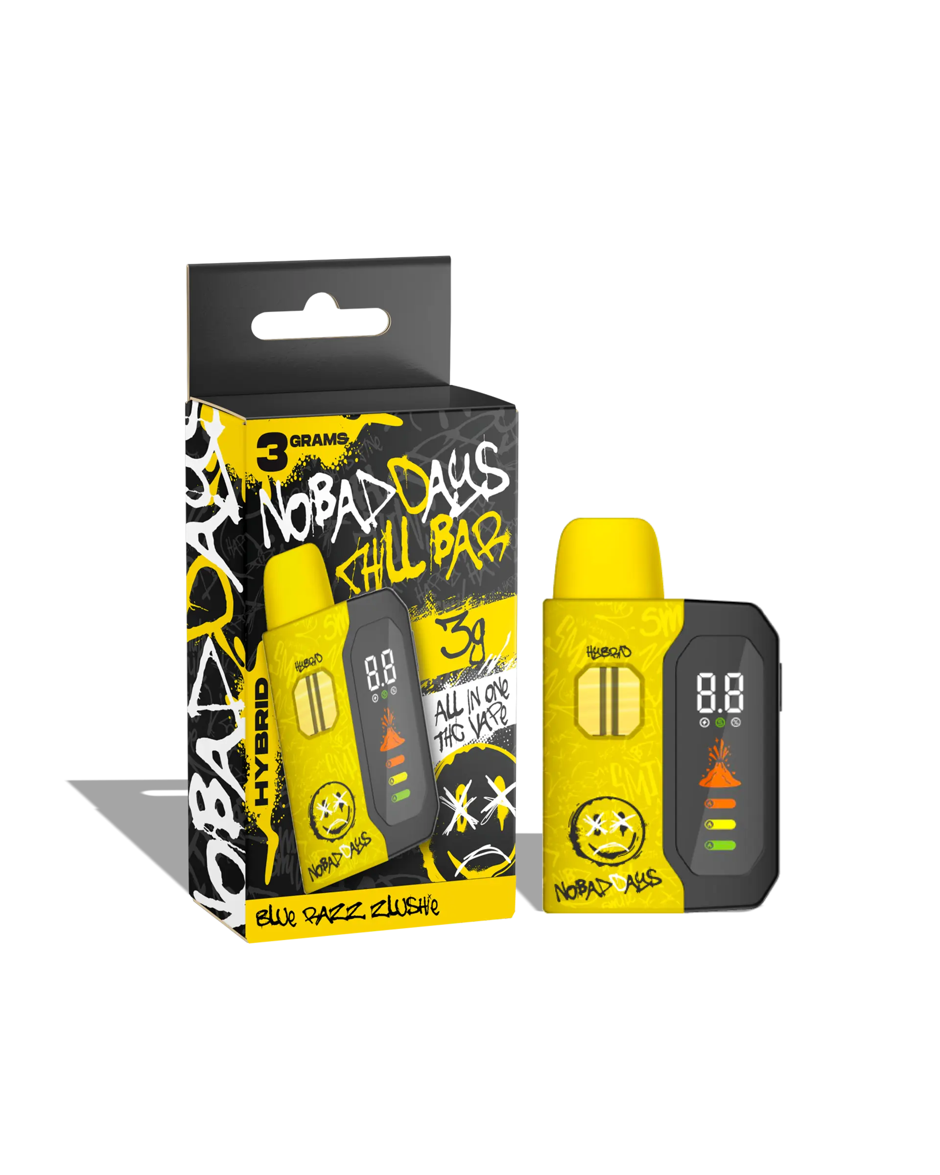 Blue Razz Zlushie Disposable Cart 3g